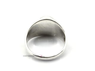 sello plata 925mm con piedra con cuarzo