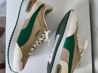 Zapatillas Puma Beige y Verde