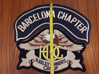 Lote 4 Parches Harley Davidson HOG BCN +2 Regalo