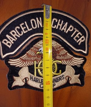 Lote 4 Parches Harley Davidson HOG BCN +2 Regalo
