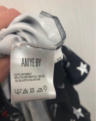 Vestito Aniye By nero con stampa XS