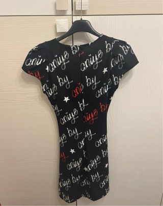 Vestito Aniye By nero con stampa XS