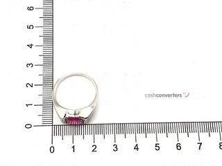 sello plata 925mm con piedra con circonita