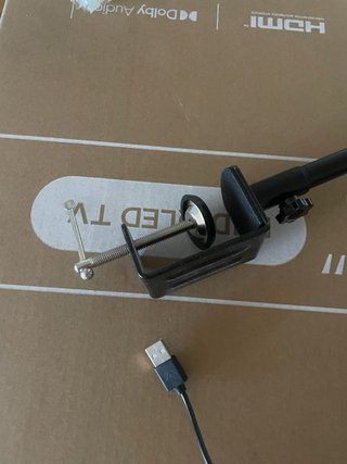 Lámpara Escritorio LED Negra/Blanca