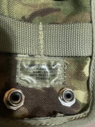 X2 Osprey MK4 SA80 doble pouch MTP