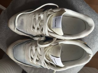 Zapatillas Lacoste L-Spin Deluxe Beige/Blancas