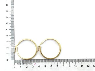 argollas plata 925mm