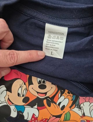 Camiseta Disney 2026 Mickey y amigos Talla L