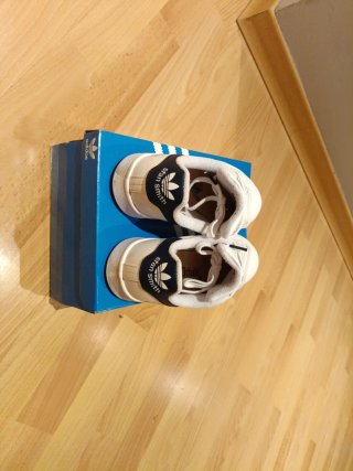 Zapatillas Adidas Mujer Blancas y Azules