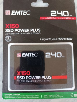 SSD EMTEC X150 240GB SATA III SIN ABRIR