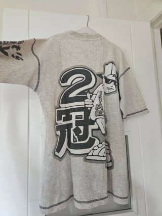 Camiseta Joven Media Cremallera Beige/Gris Talla M