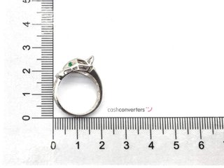 sortija plata 925mm con piedra con circonita t. 13 (16,88 mm)