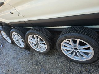 Llantas de aleación plateadas bmw  serie 318