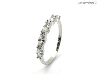 alianza plata 925mm con piedra con circonita t. 16 (17,84 mm)