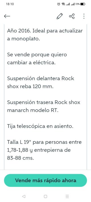 Mondraker Factor Doble 29 Talla L