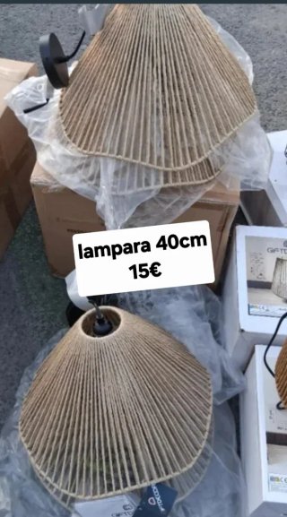 Lámpara de techo 40cm 1 unidad 15€