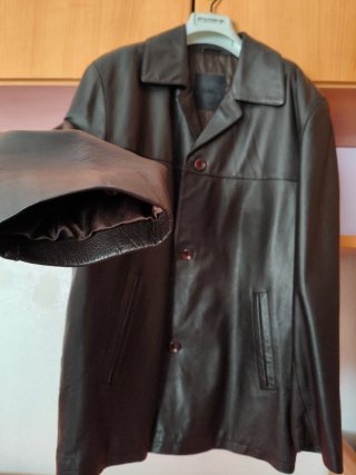 Chaqueta GML Piel Ovino Vintage Marrón