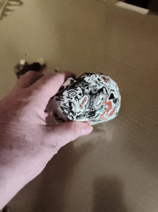 Vacía bolsillos rústico hecho a mano