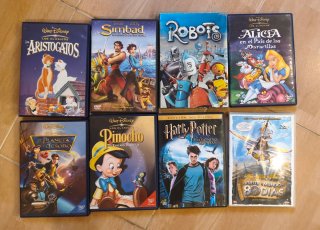 Lote 8 Películas DVD Disney Clásicos y Más