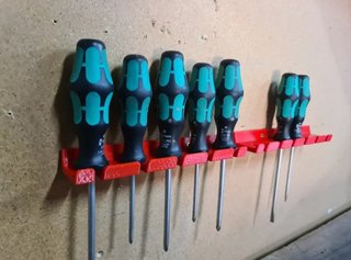 3 SOPORTES DE PARED PARA 16 DESTORNILLADORES