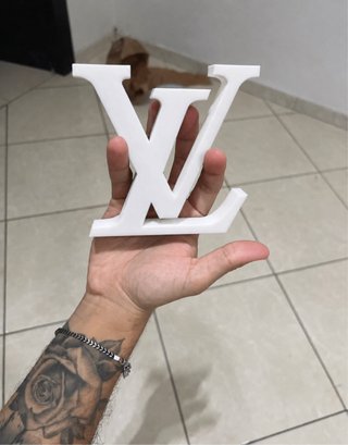 Statuetta Louis Vuitton Bianca