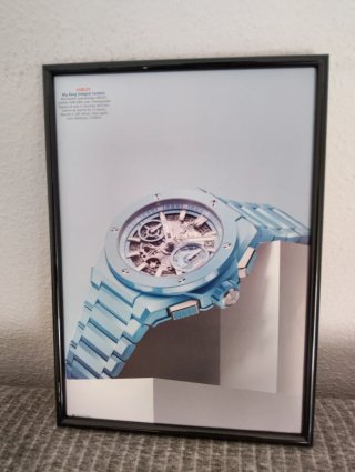 Hublot Big Bang anuncio original con marco
