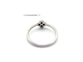 sortija plata 925mm con piedra con cuarzo