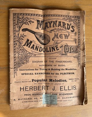Mandolino Italiano Antiguo 1900
