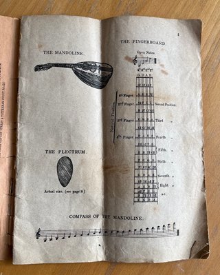 Mandolino Italiano Antiguo 1900