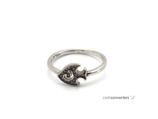 anillo plata 925mm con piedra con circonita