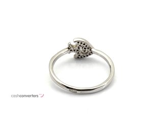 anillo plata 925mm con piedra con circonita