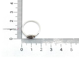 anillo plata 925mm con piedra con circonita
