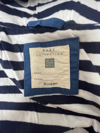 Chaqueta azul entretiempo