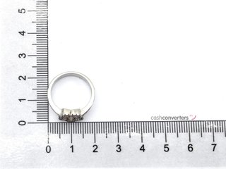 sortija plata 925mm con piedra con circonita