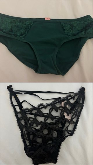 Bragas Victoria's Secret Verdes y Negras
