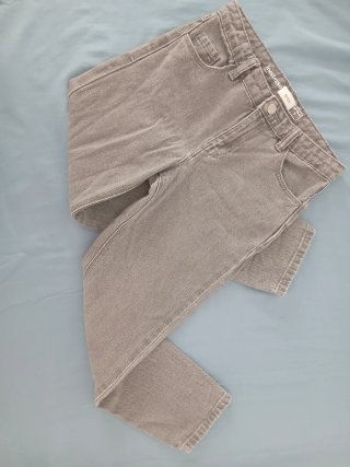 Vaqueros Talla 7 Inextenso Mom Gris