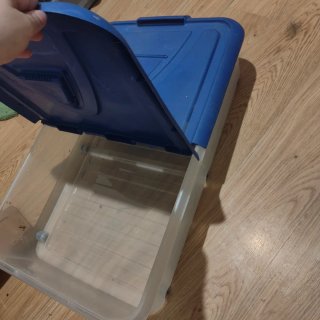 Caja de almacenamiento de plástico