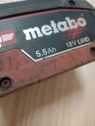 Baterías Metabo 18V LiHD (4.0Ah, 5.5Ah, 8.0Ah)