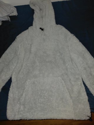 Sudadera borrego Talla S azul cian