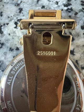 Reloj Michael Kors Dorado Original con Brillantes
