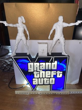Lampada GTA 6 con miniature