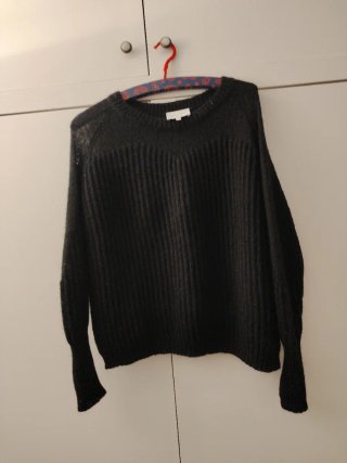 Jersey negro de punto