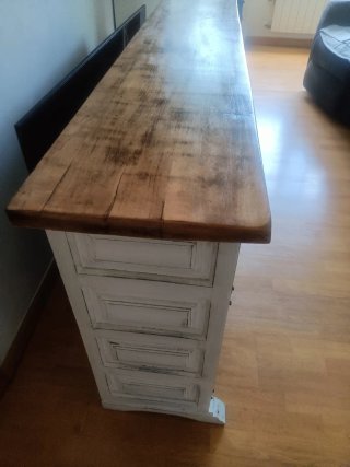 Mueble Castellano Blanco Antiguo