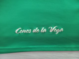 Camiseta deportiva Luanvi verde y negra