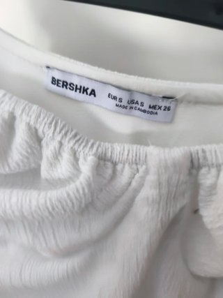 Vestido Bershka blanco