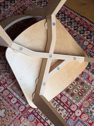 Silla Comedor Ikea Lisabo Madera Clara