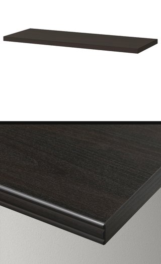 Estantería Ikea Negra y Marrón