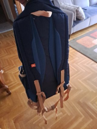 Mochila Quechua Azul y Marrón