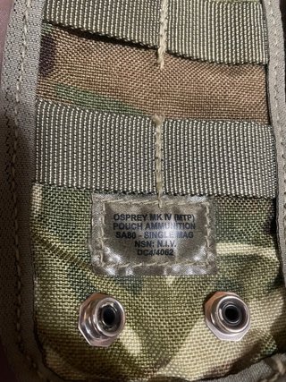 Osprey MK4 SA80 single + 9mm pouch MTP