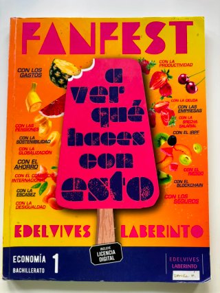 Libro de Texto de Economía Primero Bachillerato.